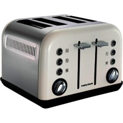 Morphy Richards 242005 Accents 4 Slice Toaster in White
